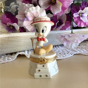 Lenox Looney Tunes Showstopper Tweety Bird Treasure Trinket Box